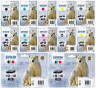 Epson 26, 26XL, Polar Bear Ink Cartridge XP-510 XP-520 XP-600 XP-605 XP-610 LOT*