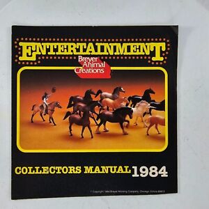 Breyer Model Horse Catalog Collector's Manual 1984 Entertainment