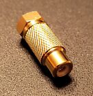 PREMIUM GOLD PLATED TV HDTV RF CABLE ADAPTER ATARI 2600 COLECOVISION INTV game