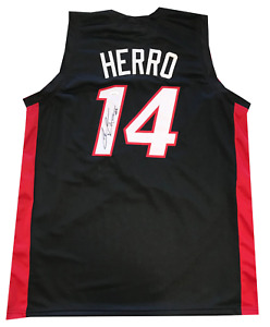 Tyler Herro Autographed Black Miami Heat Custom Jersey (JSA)