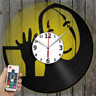 LED Clock No Face Spirited Away Mask Record Clock Art Decor Original Gift 6576