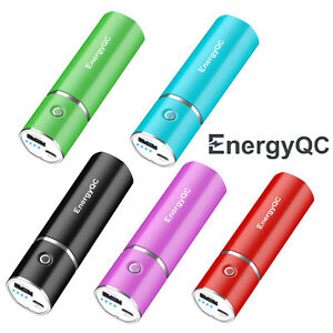 EnergyQC 5000mAh Power Bank Portable Charger USB External Battery For Cell Phone