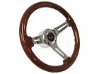 1969-89 Pontiac Firebird Trans Am Mahogany Wood Steering Wheel Kit, Red Firebird (For: 1989 Pontiac Firebird Formula)