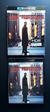 Leon The Professional (4K UHD + Blu-ray + RARE USA OOP Slip Cover