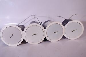 Lot of 4 Bose Model 8 Flush Mount Ceiling Mount Loudspeaker / Speaker