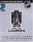 2022 NHL STANLEY CUP FINAL PATCH COLORADO AVALANCHE CHAMPIONS JERSEY STYLE CHAMP