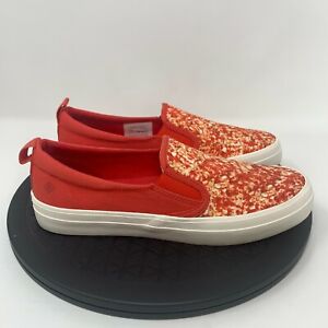 Sperry Womens Strawberry Shortcake Shoes Size 7 Red Crest Twin Gore Sneakers