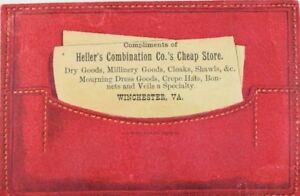 A Die-Cut Wallet John English & Co Heller's Cheap Store Winchester VA P58
