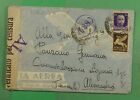 DR WHO 1942 ITALY WWII CENSORED LIBYA AIRMAIL k00426