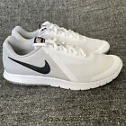 NEW Nike Flex Experience RN 6 Sneakers White Grey Low Top Lace Up Men’s Size 10