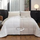 Full Size Comforter Sets, 8 Piece Bed in a Bag White Bedding Sets with Waffle...
