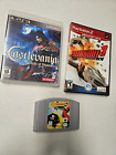 Burnout 3 Takedown Castlevania Lords Of Shadow Wipeout PS2 PS3 N64 LOT + BONUS