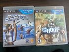 New ListingCASES + BOOKLETS PlayStation 3 The Shoot Sports Champions Move Lot Vintage Rare