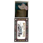 MAILEG Mouse Grand Old Match Factory Mouse Race Little Brother Blue Checked
