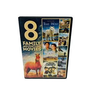 8 Family Adventure Movies (DVD, 2013, 2-Disc Set) Bin J