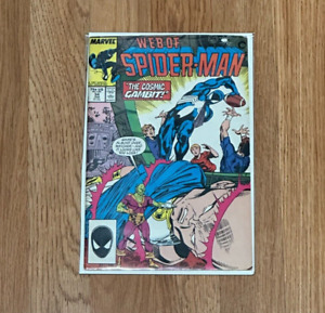 Web of Spider-Man #34 Direct Market Edition 1988 Marvel Comics