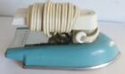 Vtg Nassau Metal Teal Toy Clothes Iron Kids Play House Home Cleaning Laundry