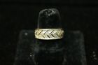 14K Thailand Gold Band with Diamond Accents