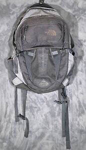 The North Face Recon Backpack Gray Flex Vent Outdoors Camping Bag Hardback