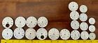 Antique Pocket Watch Faces and Watch Faces - 21 Piece Watchmakers Lot sold as is