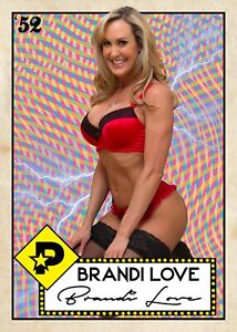 ‘52 Brandi Love  Custom Art Card Limited By MPRINTS