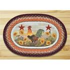 Earth Rugs 65-391MR Morning Rooster Oval Patch