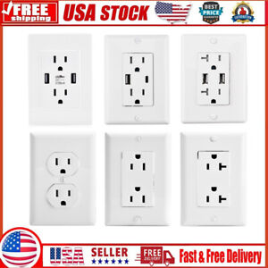 4K HD WiFi IP Wall AC Outlet Home Security Nanny Camera Audio Video Recorder Lot