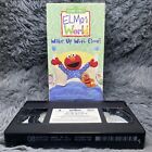 Elmos World Wake Up With Elmo VHS Seasame Street 2002 Pre School Kids Movie Film