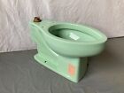 Vtg Crane NOS Pale Jade Green Flushometer Toilet Elongated Bowl We Ship  268-23E