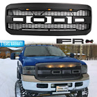 Front Upper Grill Matte Black Grille For 2005-2007 Ford F 250 F 350 Super Duty (For: More than one vehicle)