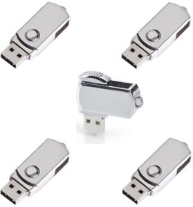 Lot - 10pcs - Silver Metal USB Flash Memory Stick Thumb Pen Drive U Disk Storage