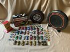 Vintage Redline Hot Wheels Lot Of 35 + Buttons/Badges + 3 Cases And Extras