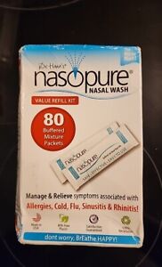 Nasopure Nasal Wash, Value Refill Kit, 80 Count Exp 07/2027