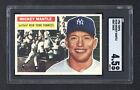 1956 Topps #135 Mickey Mantle SGC 4.5 Centered HQ World Series MVP Triple Crown