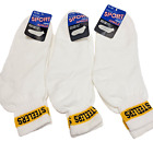 New NFL Pittsburgh Steelers Men's White Ankle Socks Size: 10-13