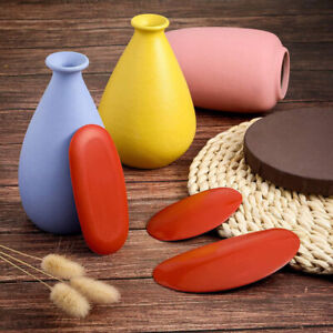 Polymer Rib Rubber Scraper Pottery Tool Set Silicone Sculpting Tools Wood