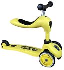Scoot and Ride Highwaykick Yellow Black Scooter Toddler Kids Used Nice * 2 in 1