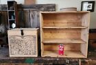 Vintage Rustic Champagne Crate Wood Box Produce of France