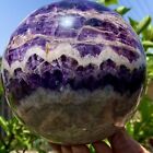 New Listing5.94LB Natural beautiful Dream Amethyst Quartz Crystal Sphere Ball Healing