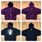 Reversible BAPE zip hoodie Purple camo x Navy A Bathing Ape Size S