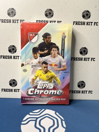 2021 Topps MLS Chrome Soccer Factory Sealed Hobby Box
