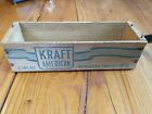 Vintage Kraft American Wooden Pasteurized Process 2lb. Cheese Crate Chicago, IL