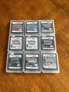 Pokemon HeartGold SoulSilver Game Cartridge For Nintendo DS 3DS US FREE SHIP