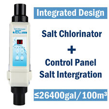 26K GAL Complete Salt Water Chlorine Generator System Disinfection ≤ 100m³ Pools