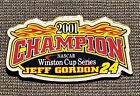 NASCAR 2001 Champion Winston Cup Series Jeff Gordon #24 Hat Lapel Pin Vintage