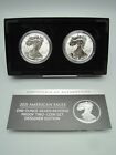 2021 American Eagle One Ounce Silver Reverse Proof 2 Coin Set Desinger Edition
