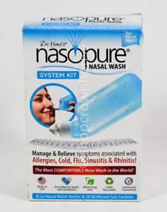 Dr Hana NASOPURE Nasal Wash System Kit starter 8oz bottle +20 Salt Packet 2025