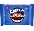 Nabisco Oreo Red Velvet Cookies 12.2 oz Limited Edition Cream Cheese 2/2024