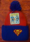Vintage Super Friends Powers Superman Batman MoC 1975 1976 Wool Hat Beanie NwT