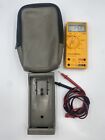 Fluke 23 Multimeter Protective Case Leads Lead Clip Carrying Bag Tested Works